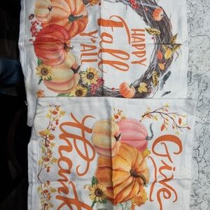 Fall Themed Decorative Pillow Covers